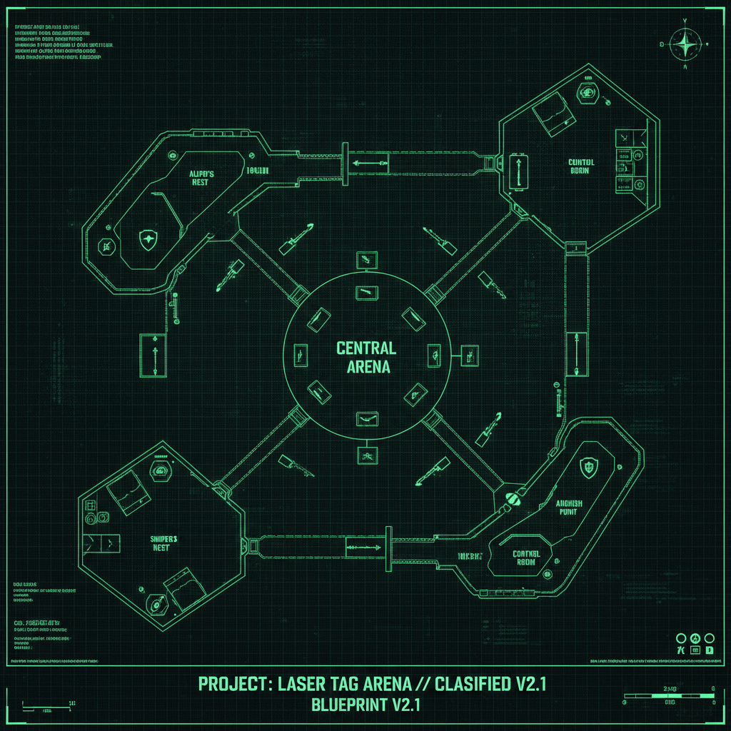 Plan tactique de l'arène